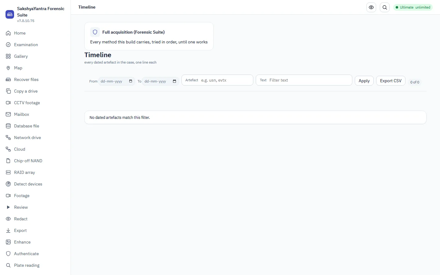 SakshyaYantra Forensic Suite: the super-timeline across artefacts