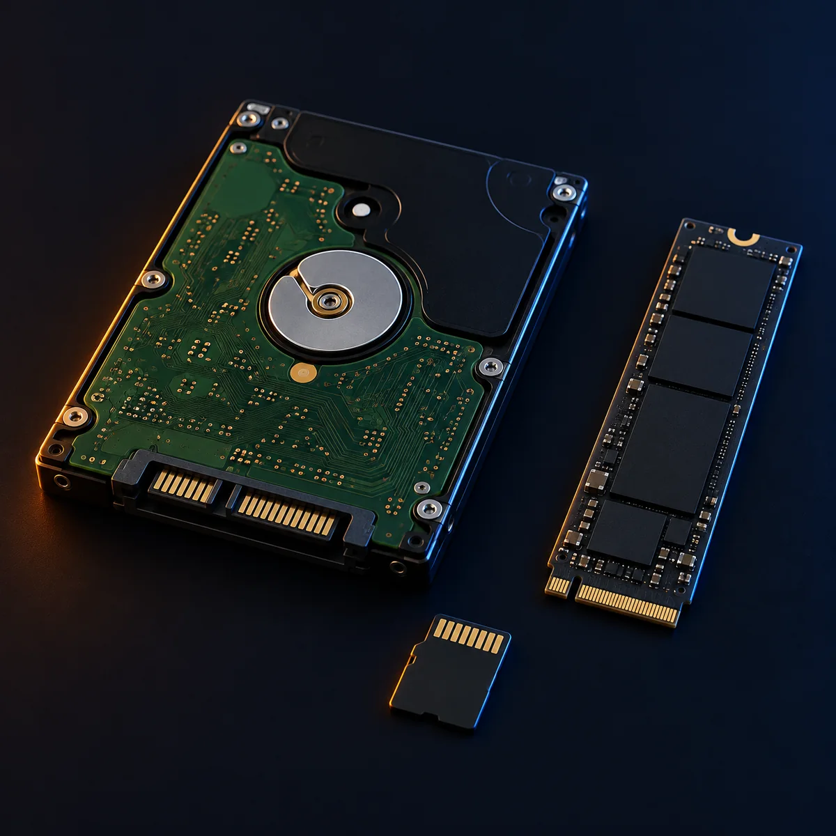 The drive does not spin up, or the computer does not see it at all